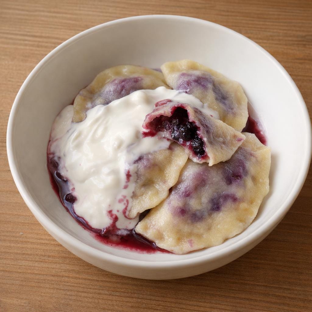 Pierogi jagodowe lubelskie